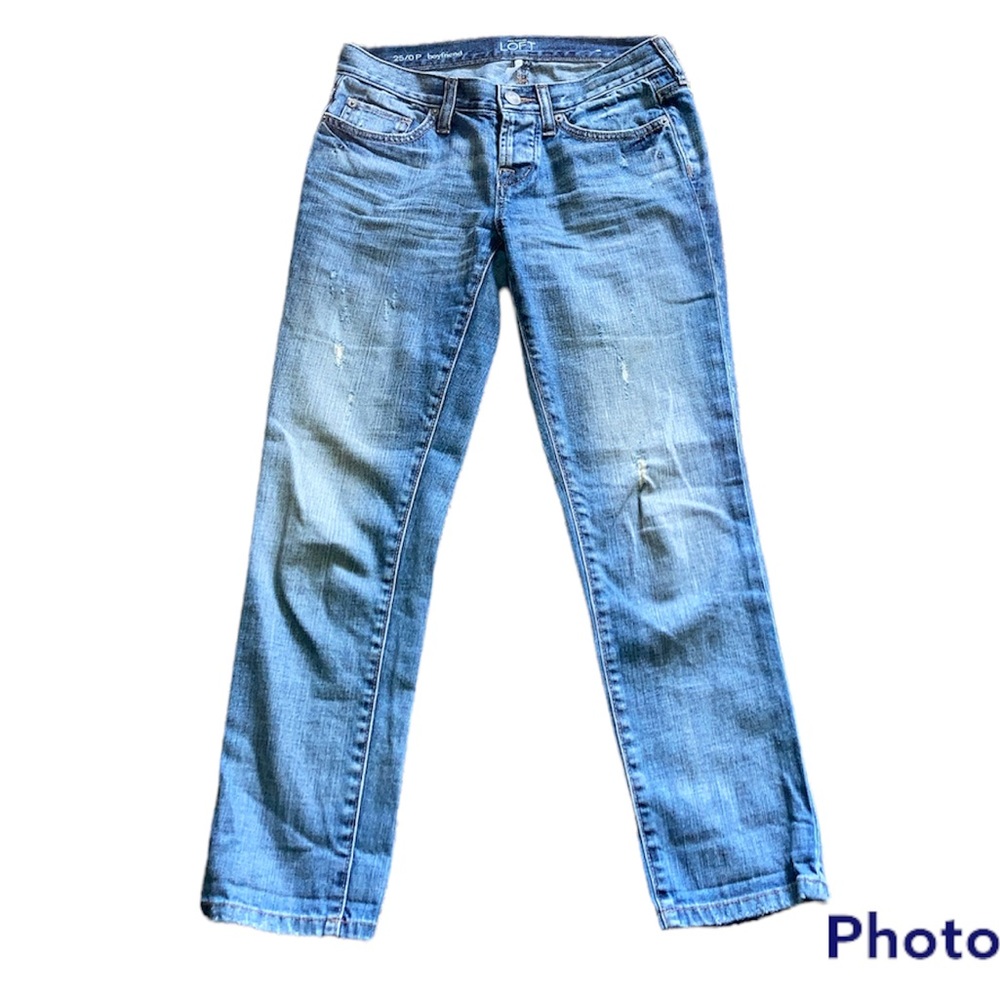 LOFT boyfriend jeans size 0P